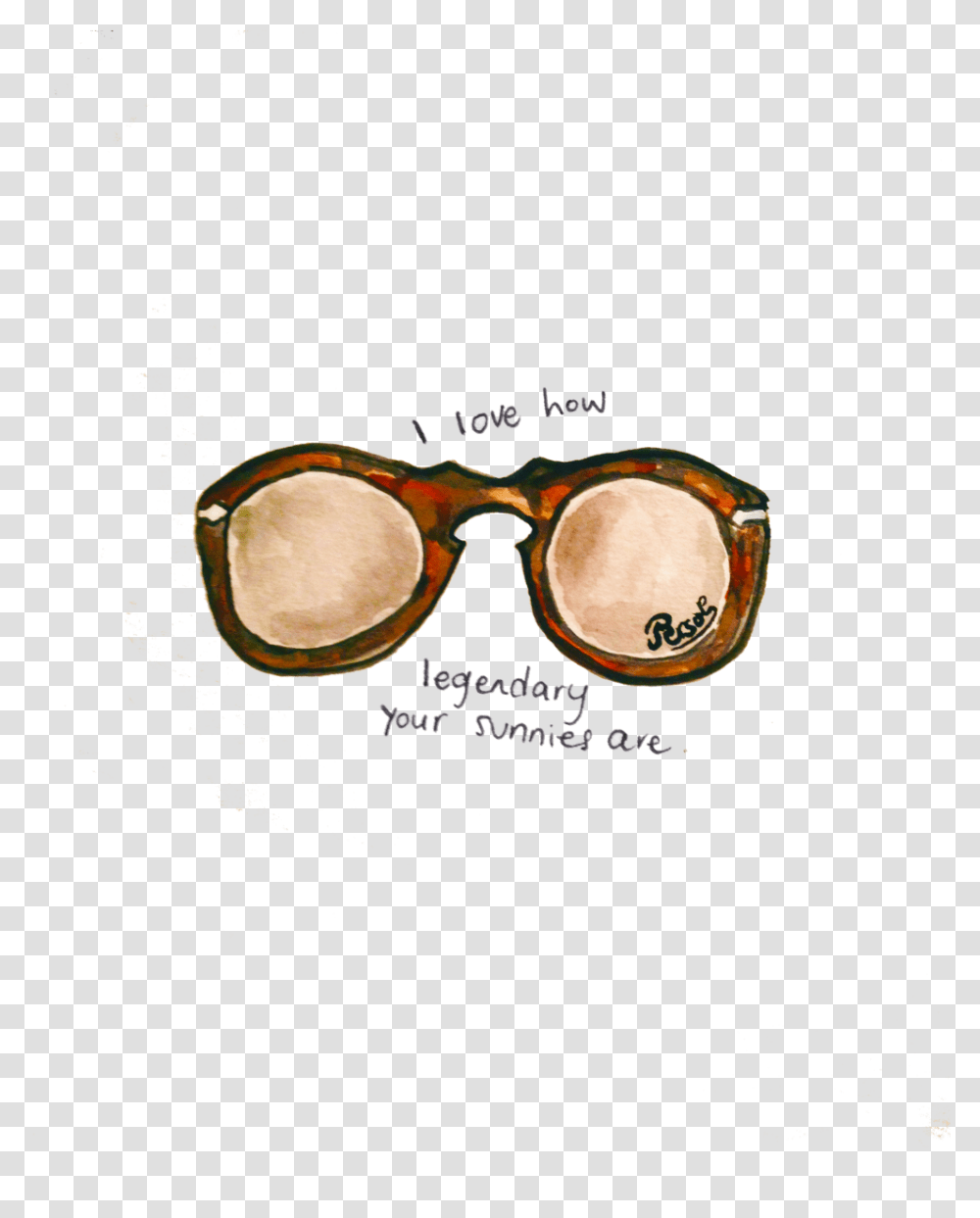 Sunglasses Watercolour Illustration, Goggles, Accessories, Accessory Transparent Png