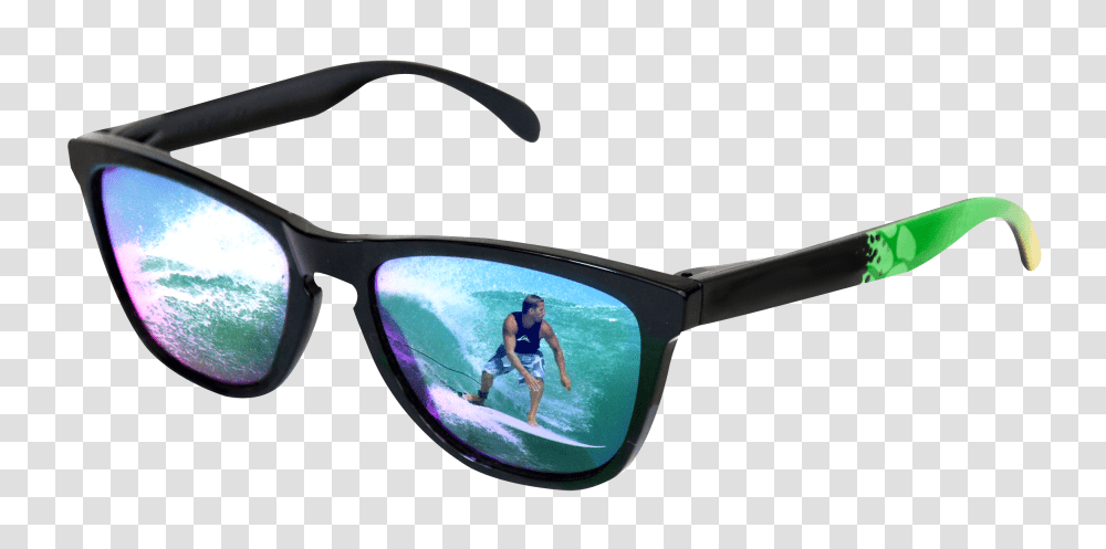 Sunglasses With Surfer Reflection Image, Sport, Accessories, Accessory, Person Transparent Png