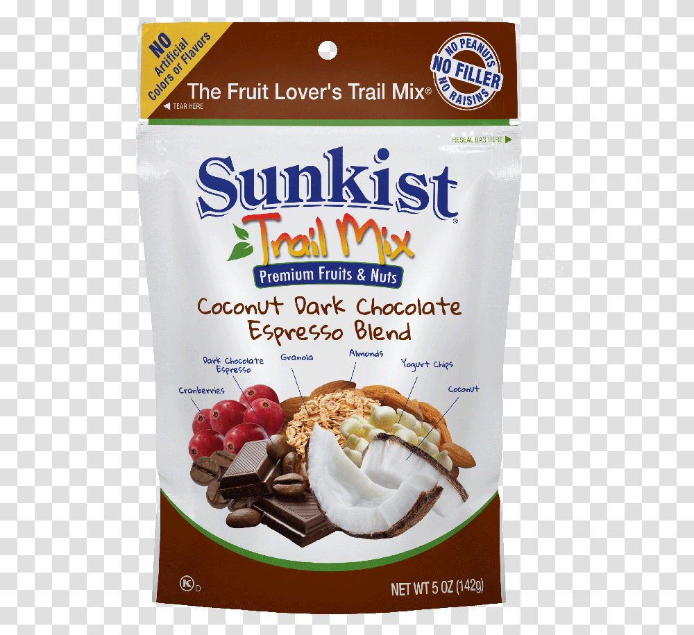 Sunkist Trail Mix Strawberry Banana Blend, Food, Dessert, Snack, Breakfast Transparent Png