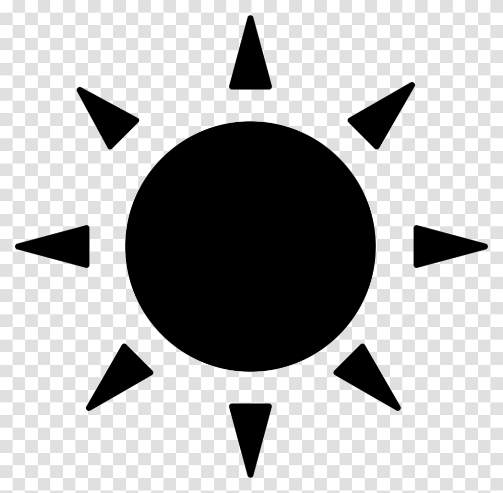 Sunlight Desert Icon, Star Symbol, Outdoors, Emblem Transparent Png