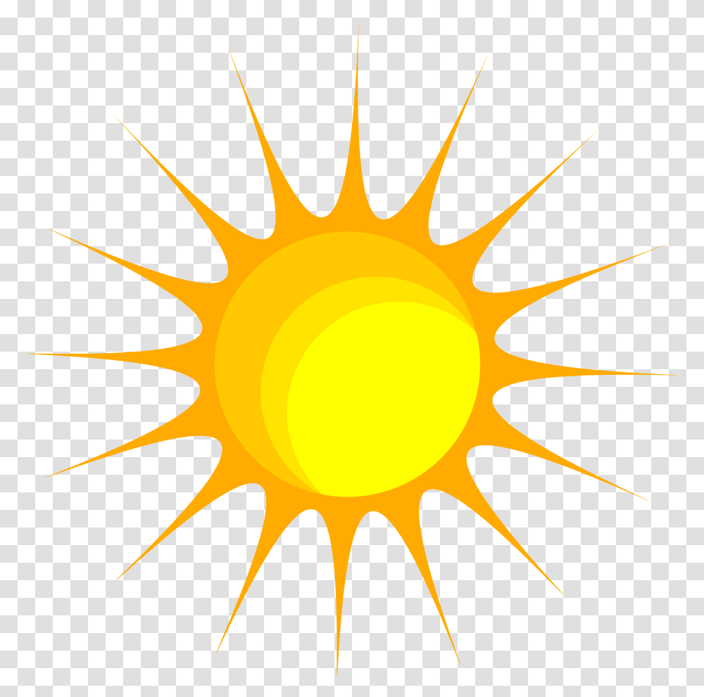 Sunlight Euclidean Vector Icon Orange Sun Download Sun, Nature, Outdoors, Sky, Sunset Transparent Png