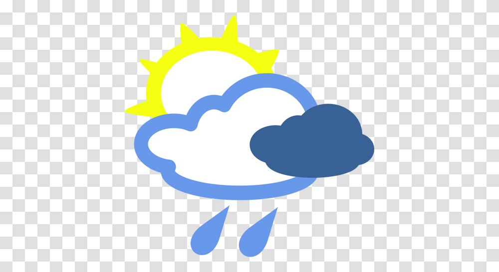 Sunny And Rainy Day Weather Symbol Vector Image, Nature, Outdoors, Sky, Ice Transparent Png