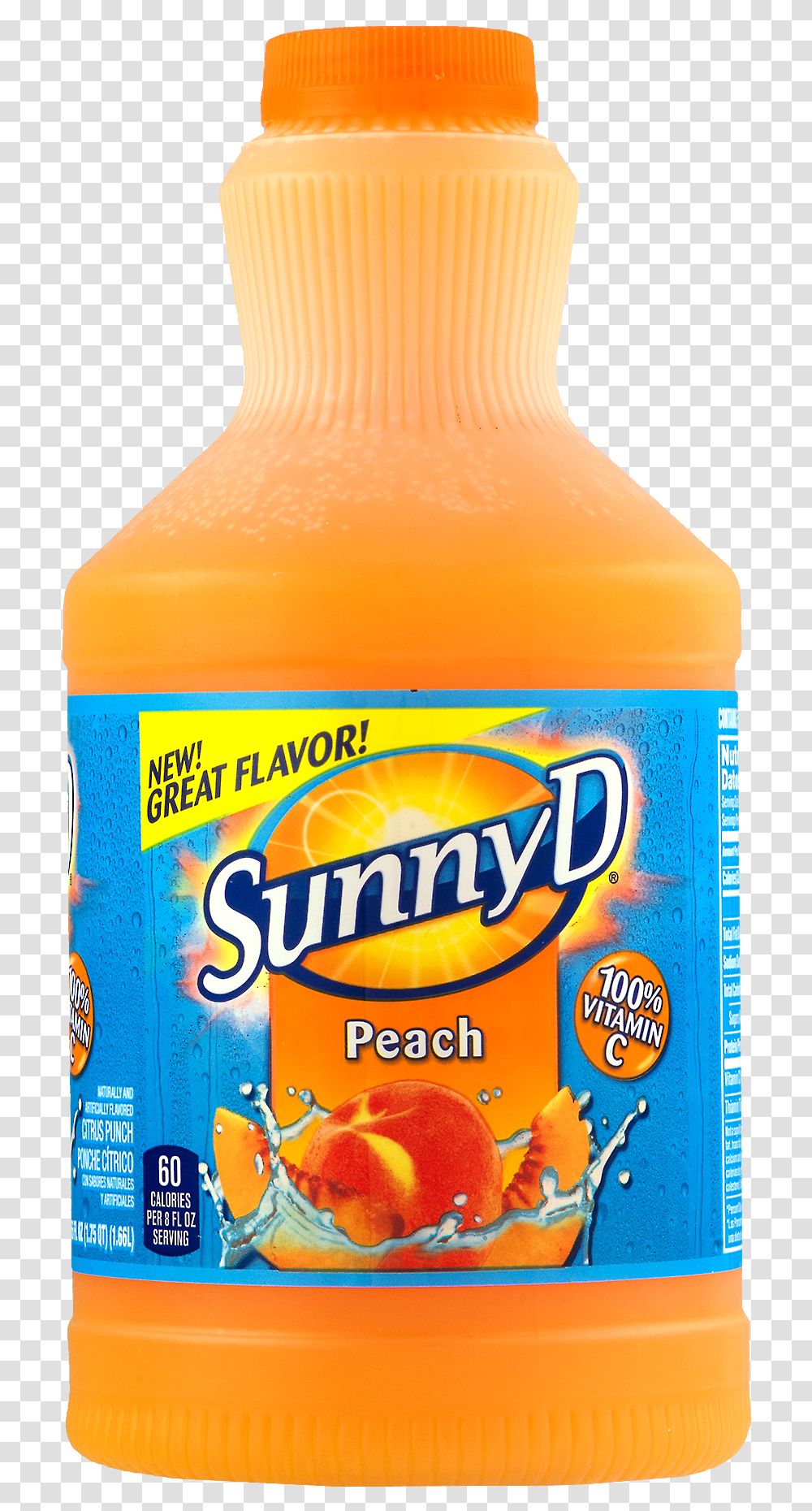 Sunny D Flavored Citrus Punch Orange Sunnyd Logo, Juice, Beverage, Drink, Orange Juice Transparent Png