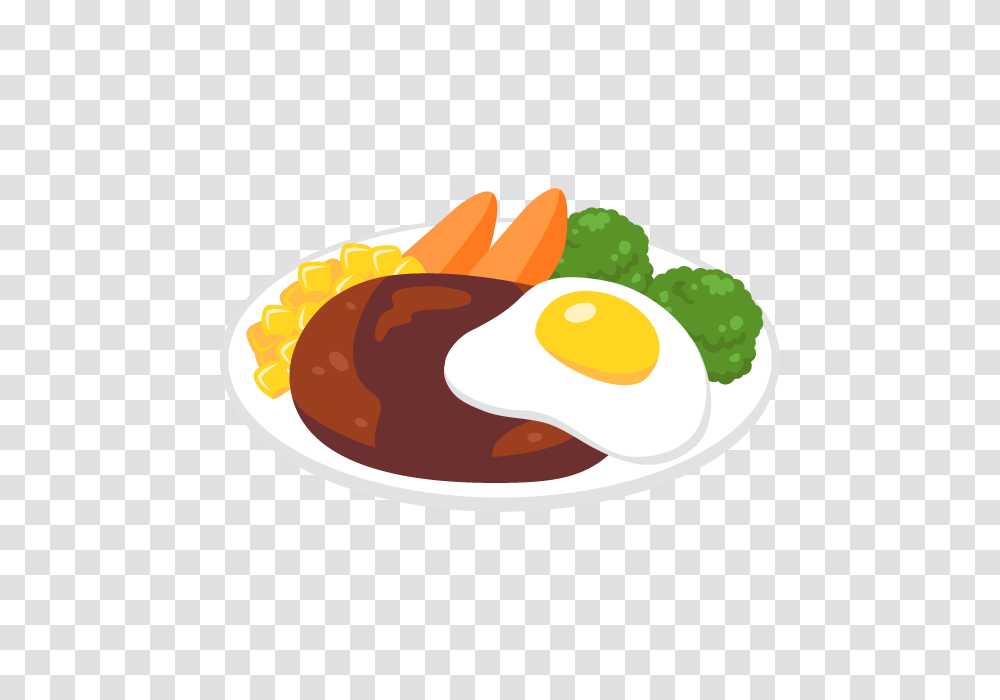 Sunny Side Up Salisbury Steak Free And Vector, Food, Egg, Meal, Dish Transparent Png