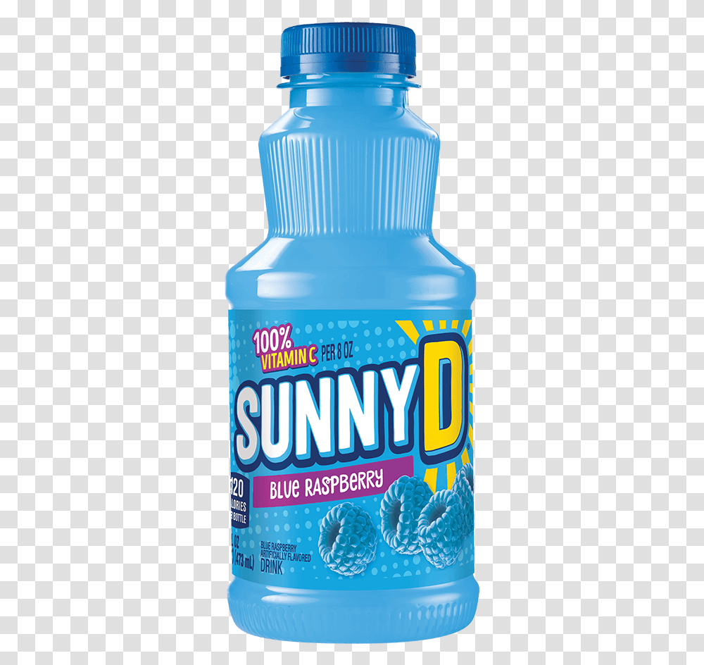 Sunnyd Blue Raspberry Bottle Sunny D Blue Raspberry, Food, Plant, Beer, Alcohol Transparent Png
