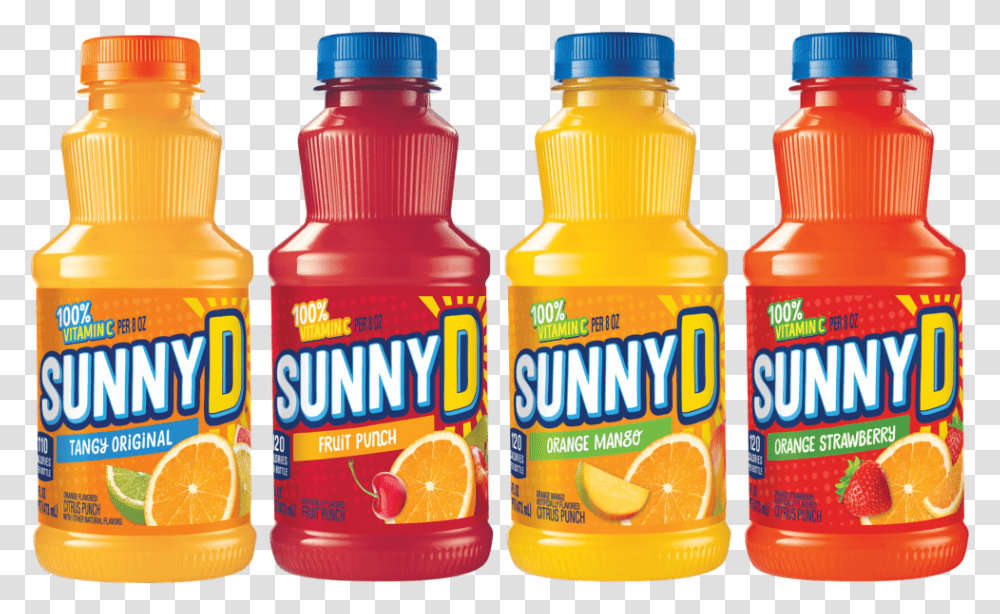 Sunnyd Sunny D Orange Juice, Beverage, Drink, Pop Bottle, Soda Transparent Png