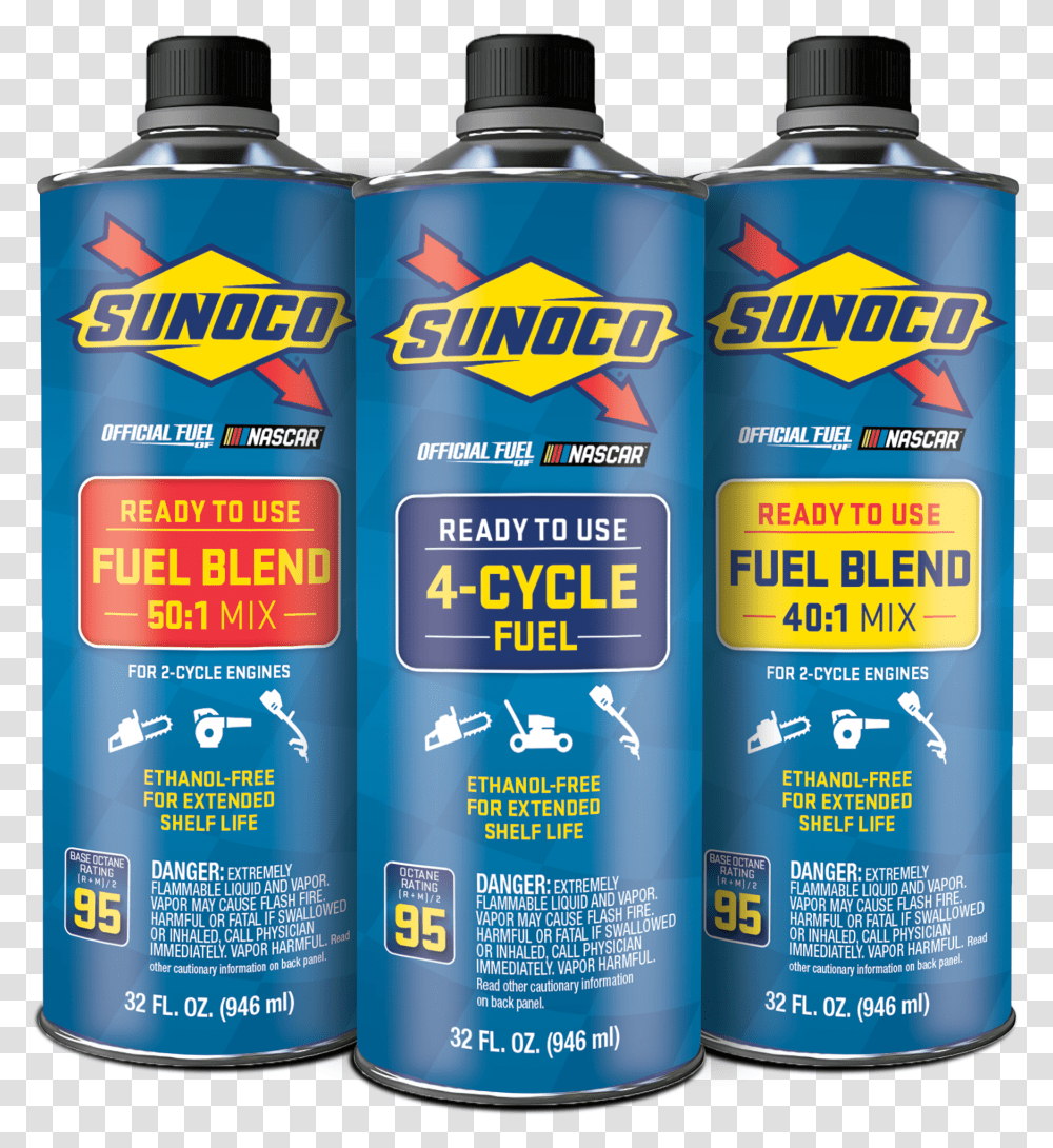 Sunoco Canned Fuels For Small Equipment Available In Sunoco, Bottle, Label, Tin Transparent Png