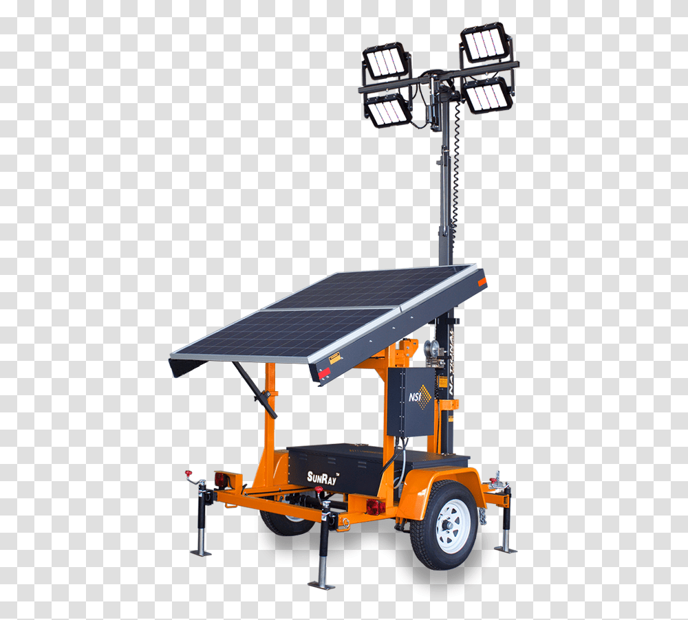 Sunray Lts High Intensity Led Solar Light Tower - National Sunray Lts 160, Machine, Wheel, Spoke, Car Wheel Transparent Png