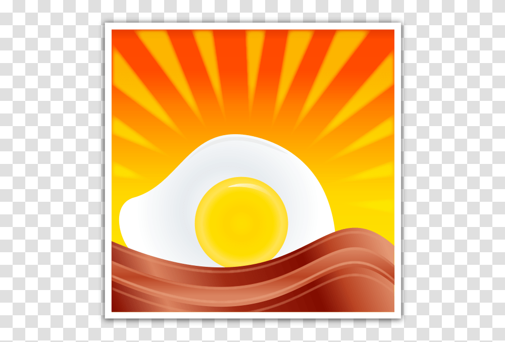 Sunrise Breakfast Emoji Art, Food, Egg, Poster Transparent Png