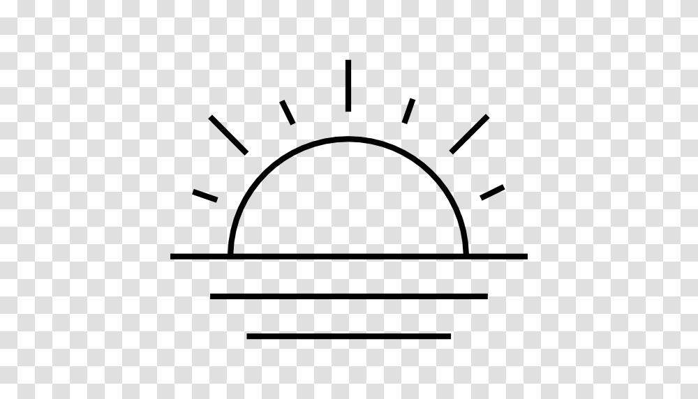 Sunrise Icon, Analog Clock, Stencil, Gauge Transparent Png