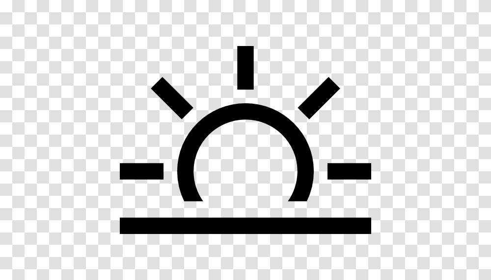 Sunrise Icon, Stencil, Logo, Trademark Transparent Png