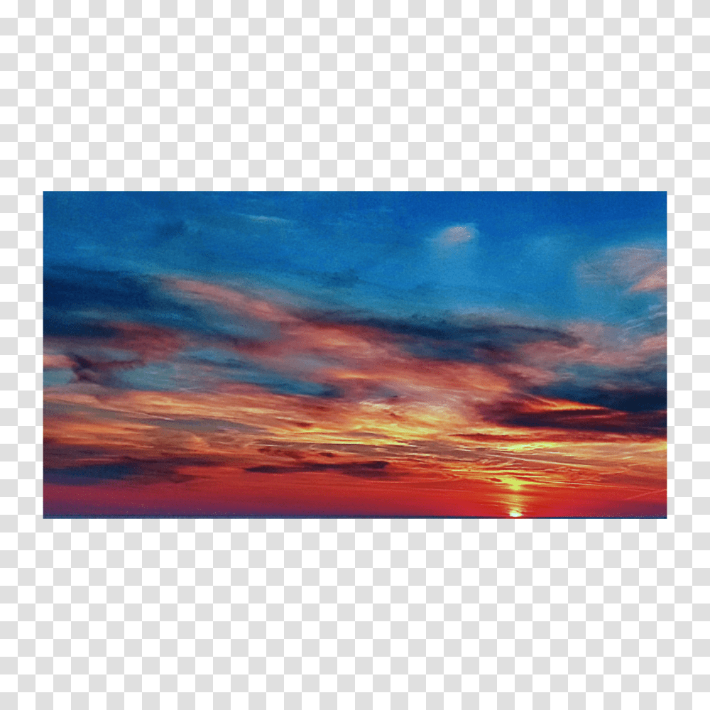 Sunrise Sunset Overlay Background Sky Clouds Colorful, Nature, Outdoors, Panoramic, Landscape Transparent Png