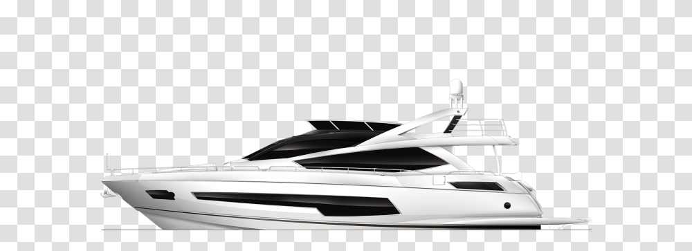Sunseeker Yacht, Vehicle, Transportation, Boat Transparent Png
