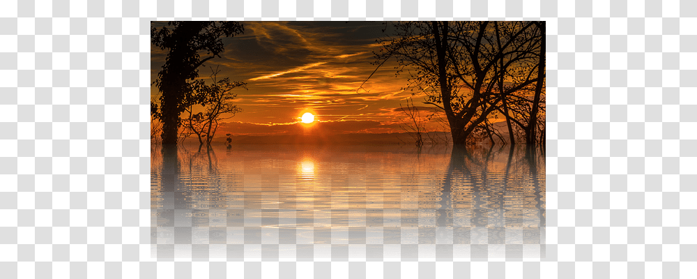 Sunset Nature, Outdoors, Sky, Sunlight Transparent Png