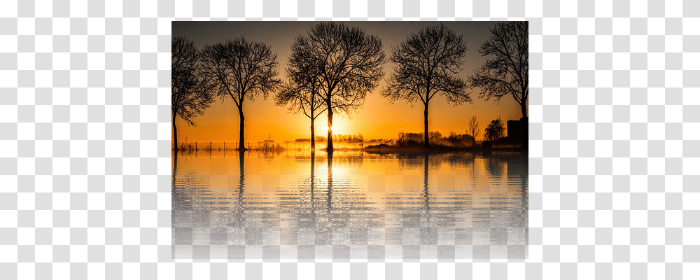 Sunset Nature, Outdoors, Sky, Water Transparent Png