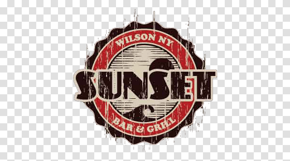 Sunset Bar And Grill Sunset Bar And Grill Wilson Ny, Logo, Symbol, Text, Stage Transparent Png