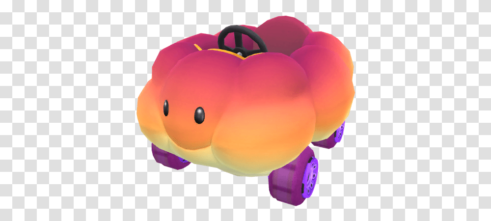 Sunset Cloud Cloud 9 Mario Kart, Balloon, Plant, Food, Piggy Bank Transparent Png