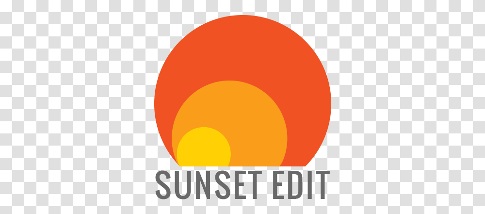 Sunset Edit Sunset Edit Logo, Symbol, Trademark, Balloon, Eclipse Transparent Png