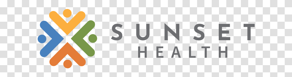 Sunset Health Logo Hrz Graphic Design, Word, Alphabet, Label Transparent Png