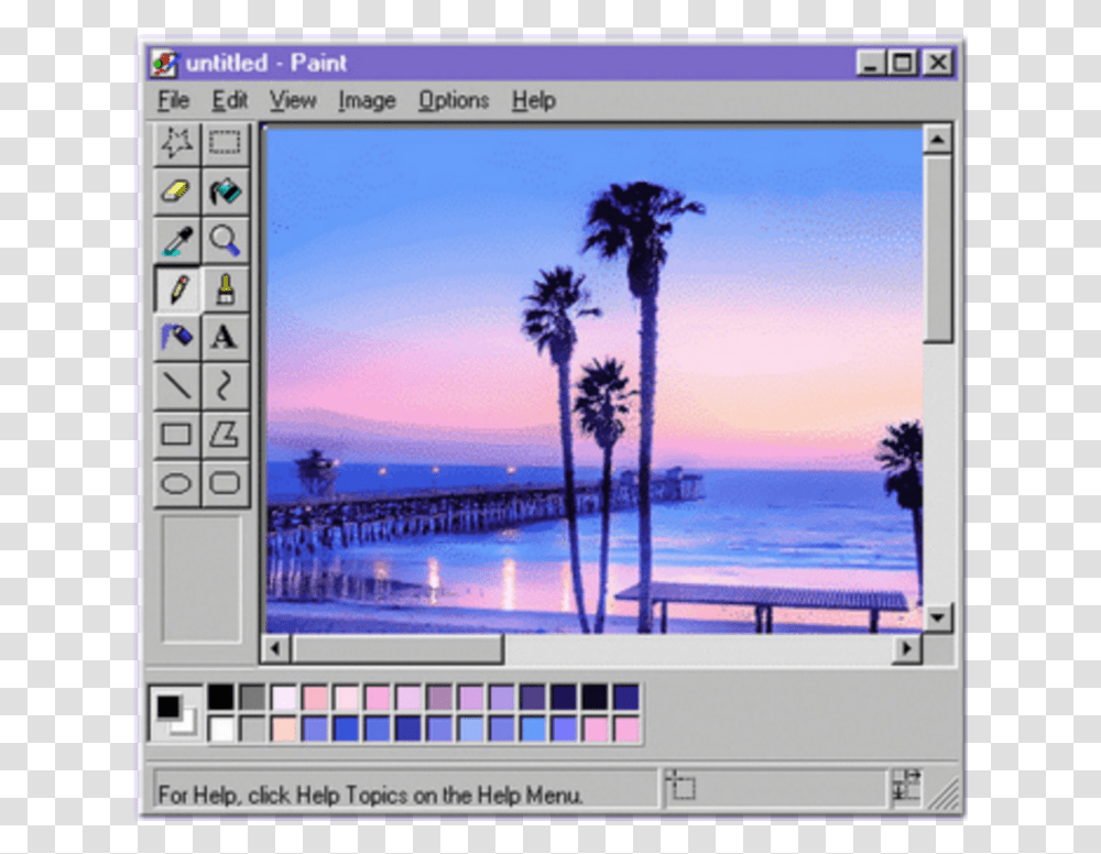 Sunset Huntington Beach California, Monitor, Screen, Electronics, Display Transparent Png