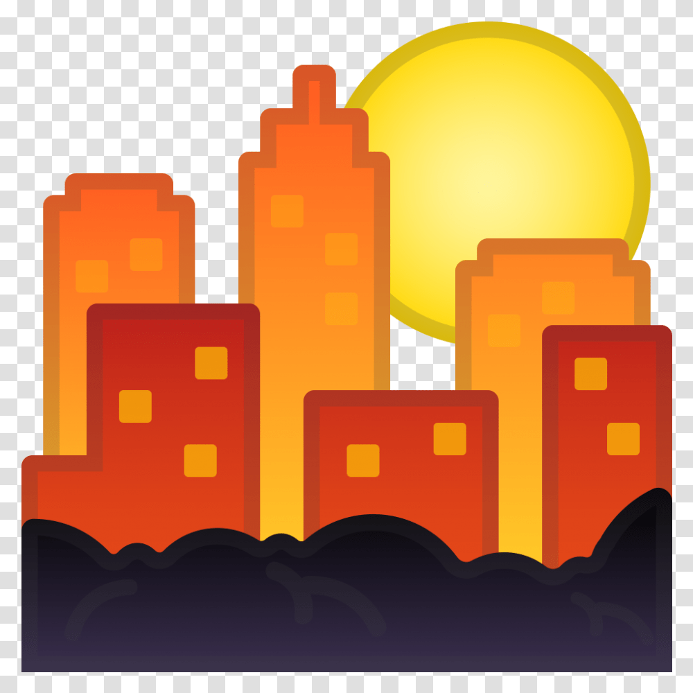 Sunset Icon Sunset Emoji, Food, Outdoors, Plant Transparent Png