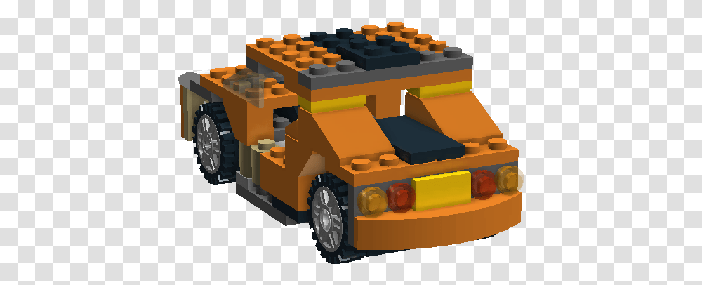 Sunset Minifig Car W Roof Bricksafe Model Car, Toy, Vehicle, Transportation, Tire Transparent Png