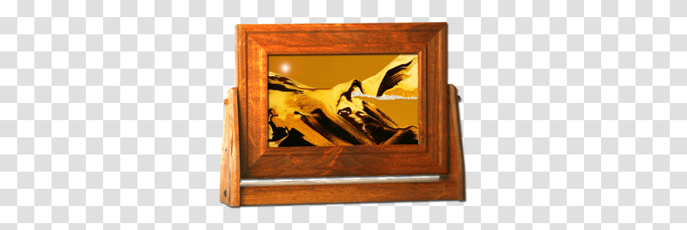 Sunset Orange Small Alder Wood Exotic Sands Picture Frame, Hardwood, Painting, Art, Furniture Transparent Png