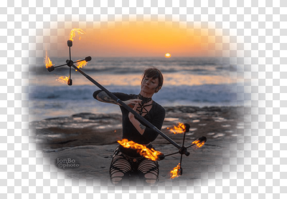 Sunset, Person, Flare, Light, Fire Transparent Png