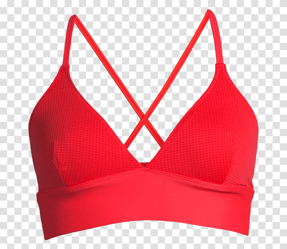 Sunset Red Sport Bra Hd, Clothing, Apparel, Lingerie, Underwear Transparent Png