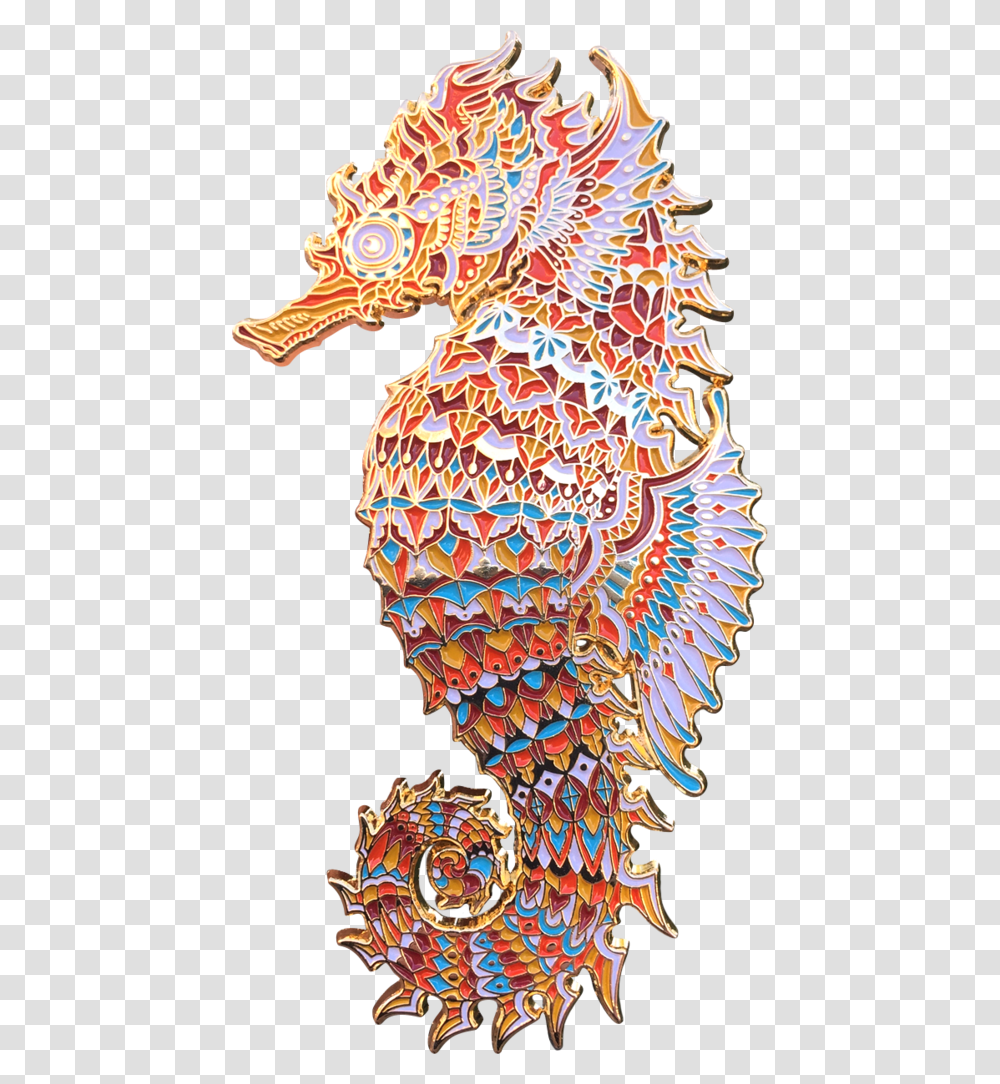Sunset Seahorse Pin Visual Arts, Doodle, Drawing, Festival, Crowd Transparent Png