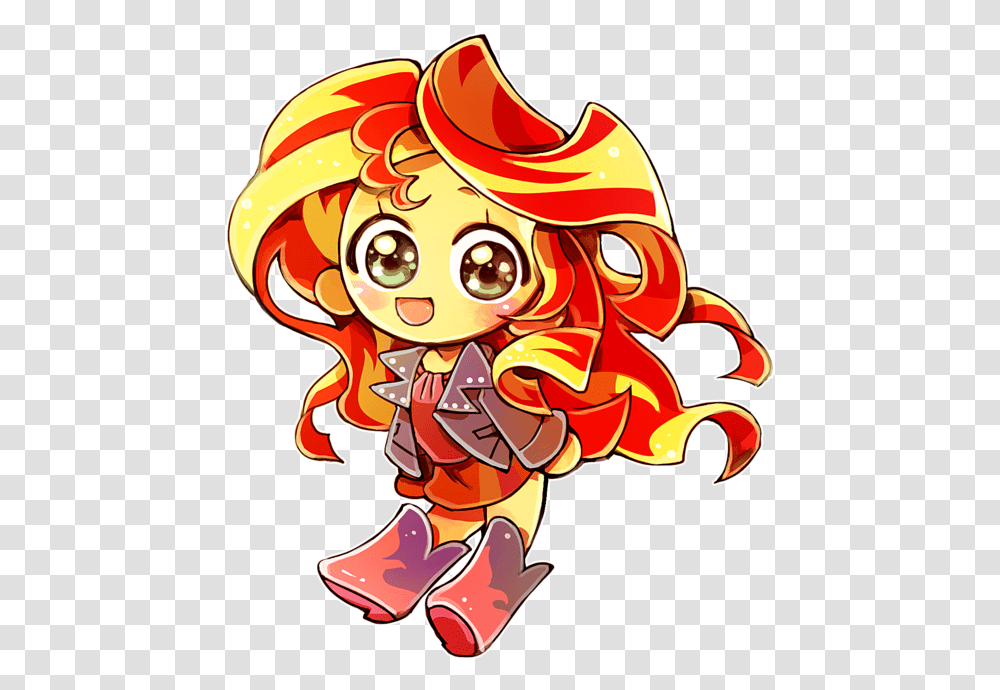 Sunset Shimmer Background, Person Transparent Png