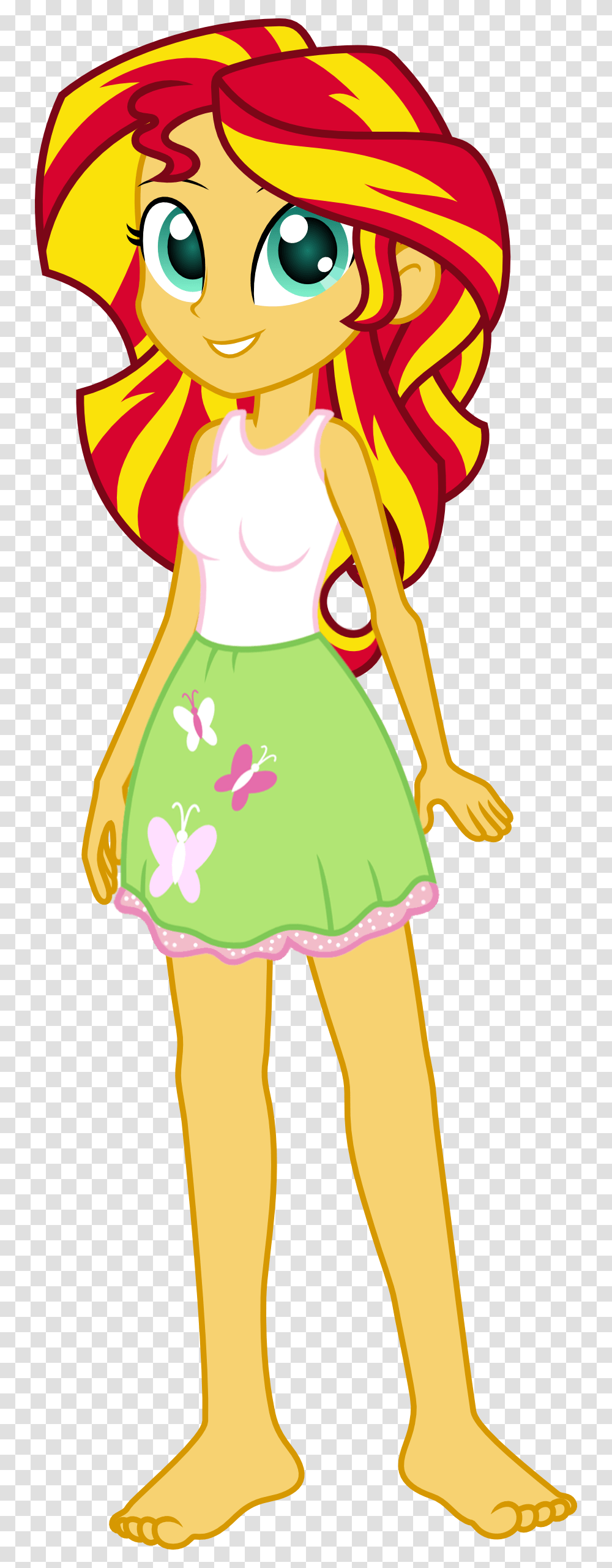 Sunset Shimmer En Bikini, Costume, Toy Transparent Png