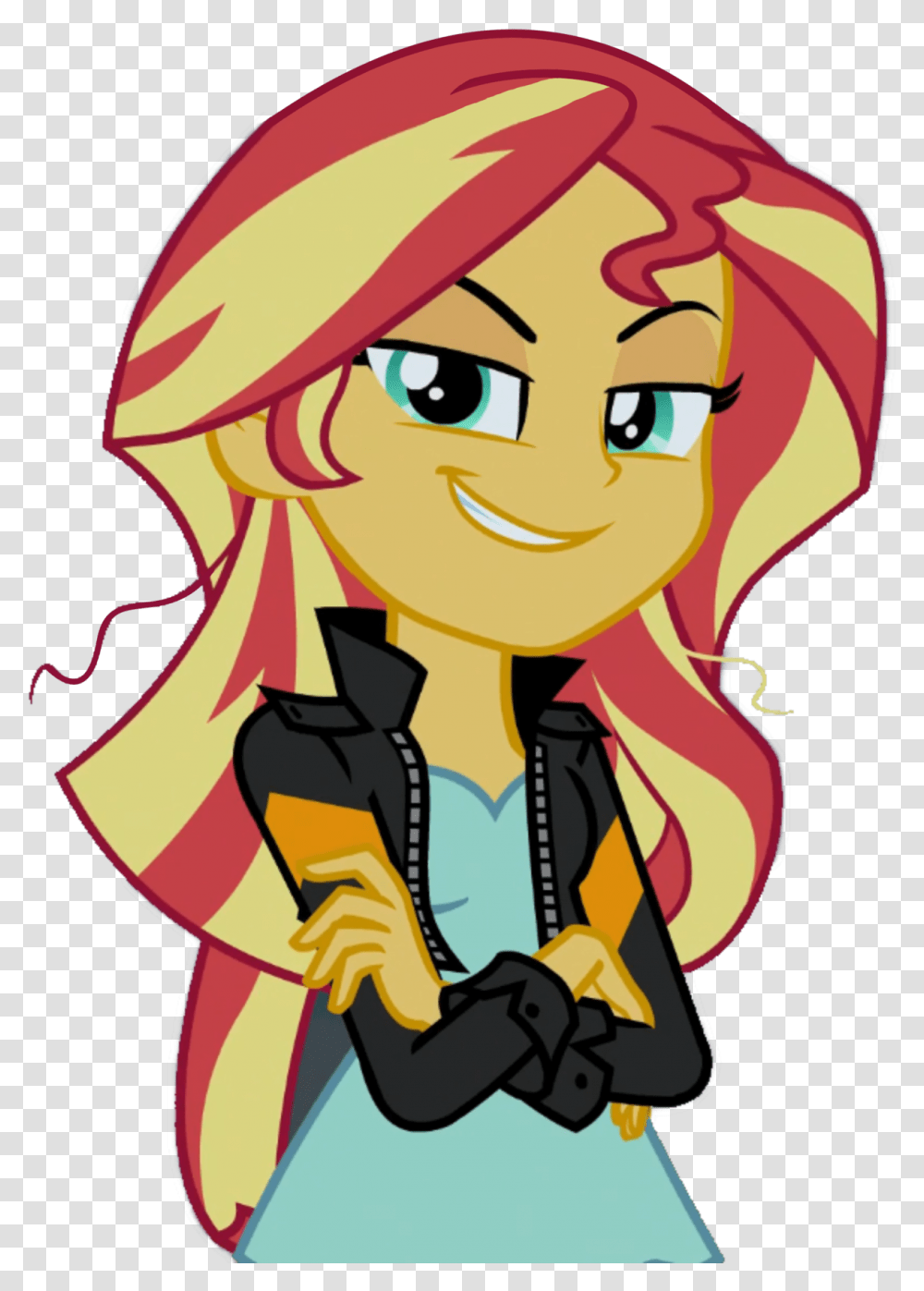 Sunset Shimmer Image, Label, Poster Transparent Png