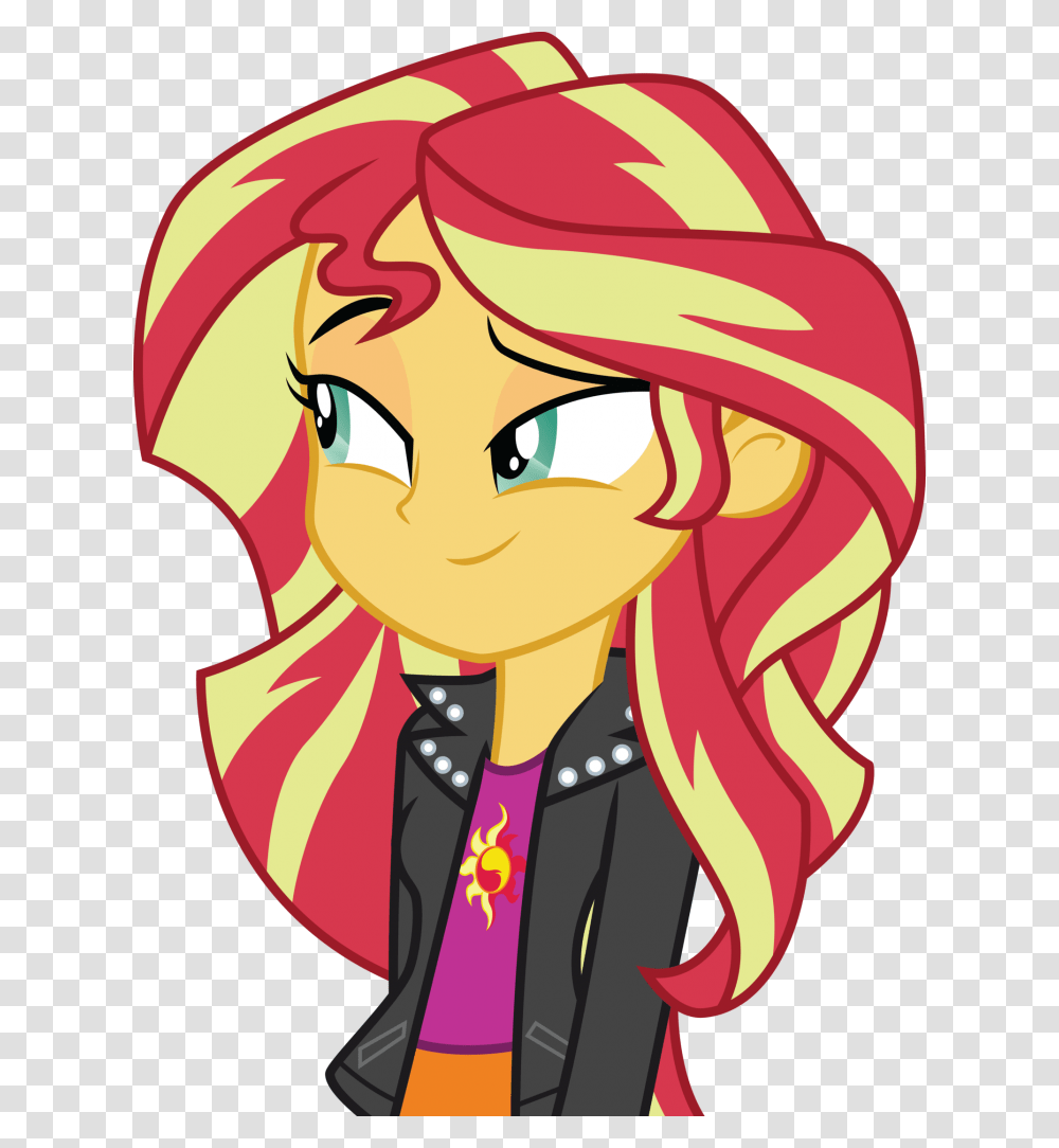 Sunset Shimmer Image, Face, Label Transparent Png