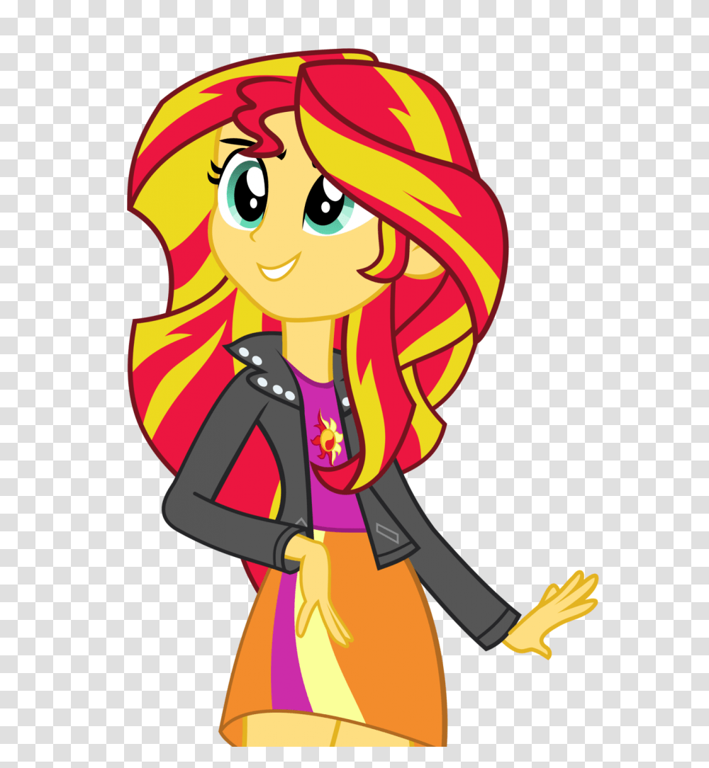 Sunset Shimmer Image With Background, Apparel Transparent Png