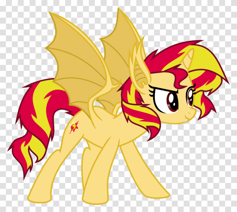 Sunset Shimmer Vampire Bat Pony, Horse, Mammal, Animal Transparent Png