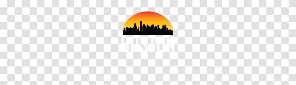 Sunset Skyline Silhouette Of Boston Ma, Label, Word, Logo Transparent Png
