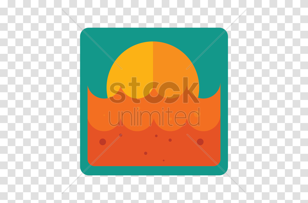 Sunset Vector Image, Label, Sticker Transparent Png