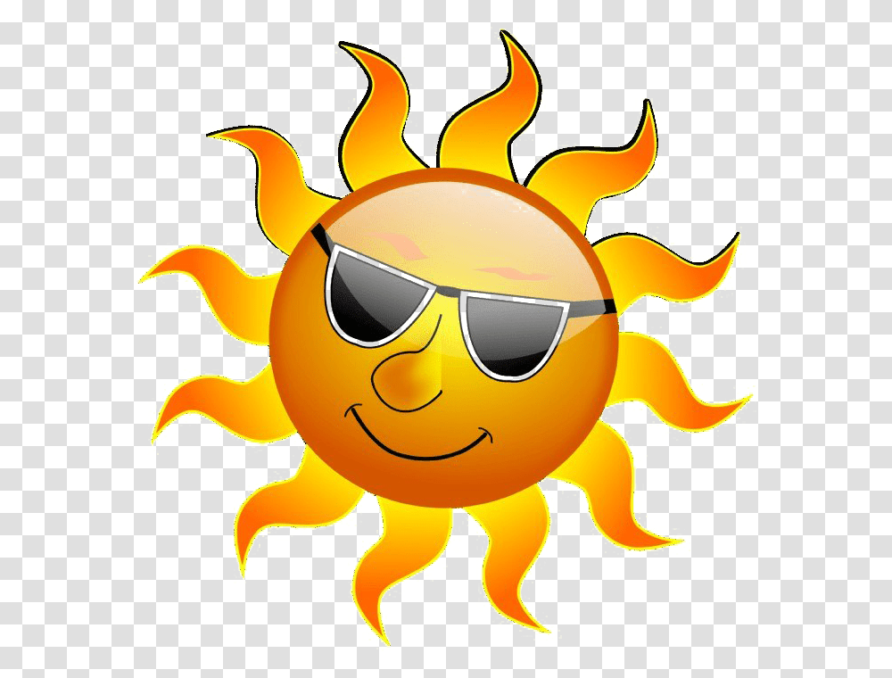 Sunshine Clipart Hot Sun, Outdoors, Nature, Sunglasses, Accessories Transparent Png