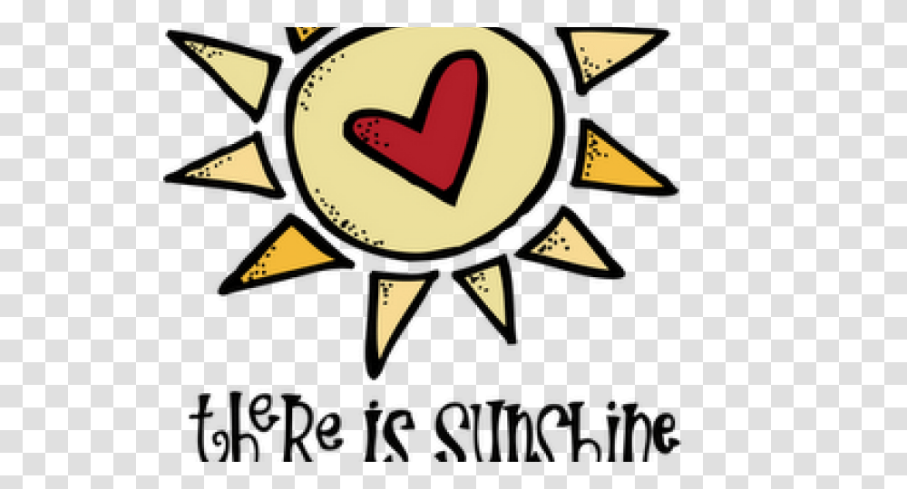 Sunshine Clipart Melonheadz, Star Symbol, Heart Transparent Png