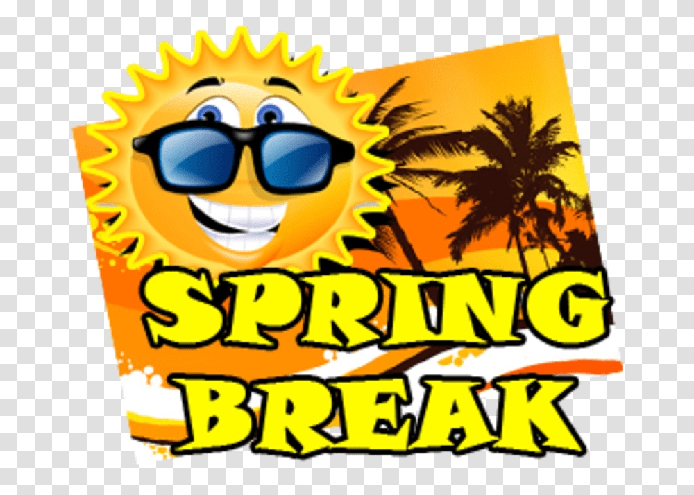 Sunshine Clipart Spring Break, Sunglasses, Advertisement, Poster, Flyer Transparent Png