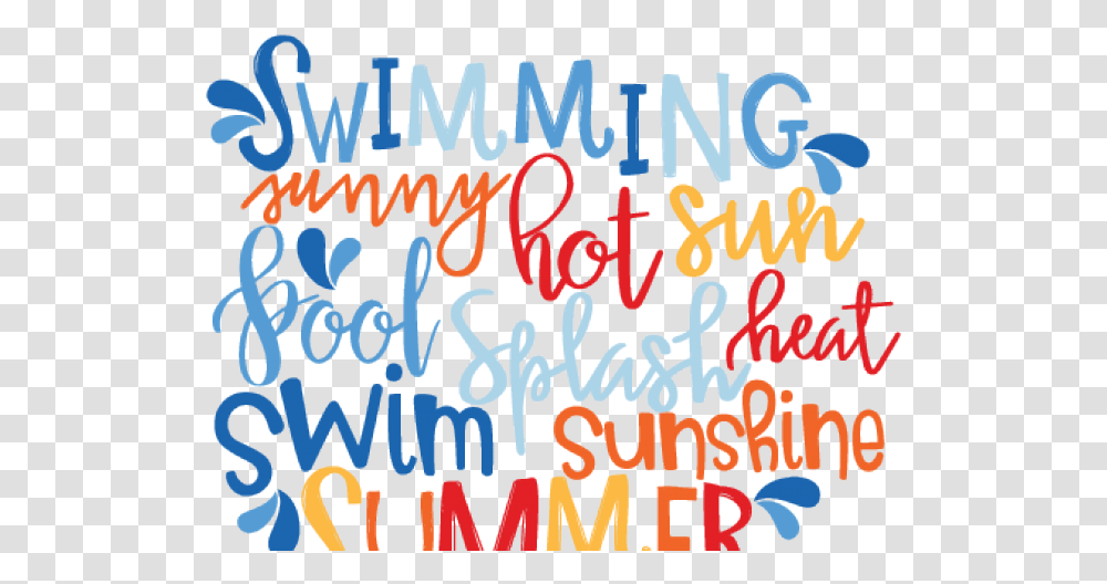 Sunshine Clipart Word Art Summer Word Art, Alphabet, Handwriting, Poster Transparent Png