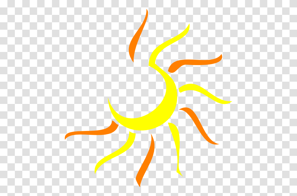 Sunshine Half Sun Clipart Clipartix With Sunshine Clipart, Fire, Flame Transparent Png
