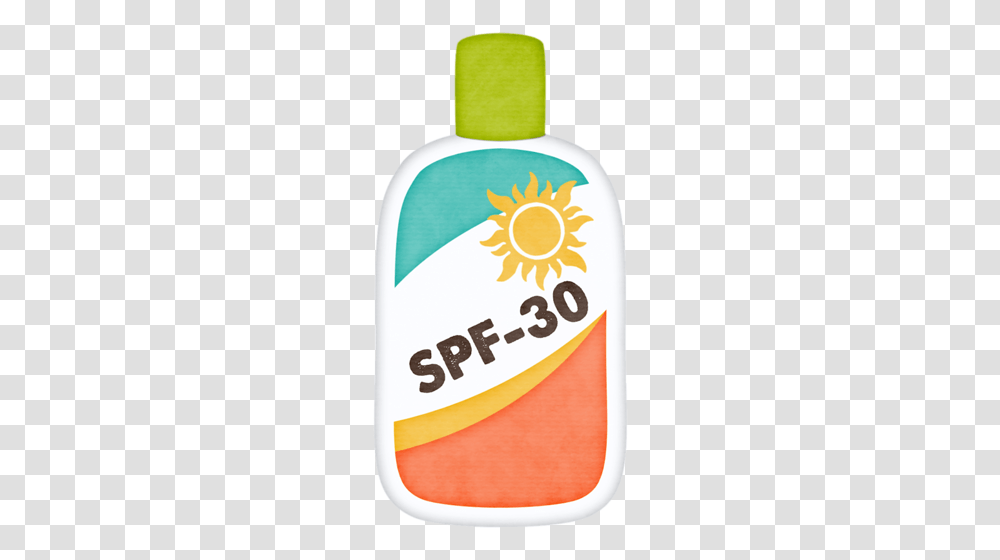 Suntan Lotion Clipart Clip Art Summer And Beach, Bottle, Outdoors, Nature, Sunscreen Transparent Png