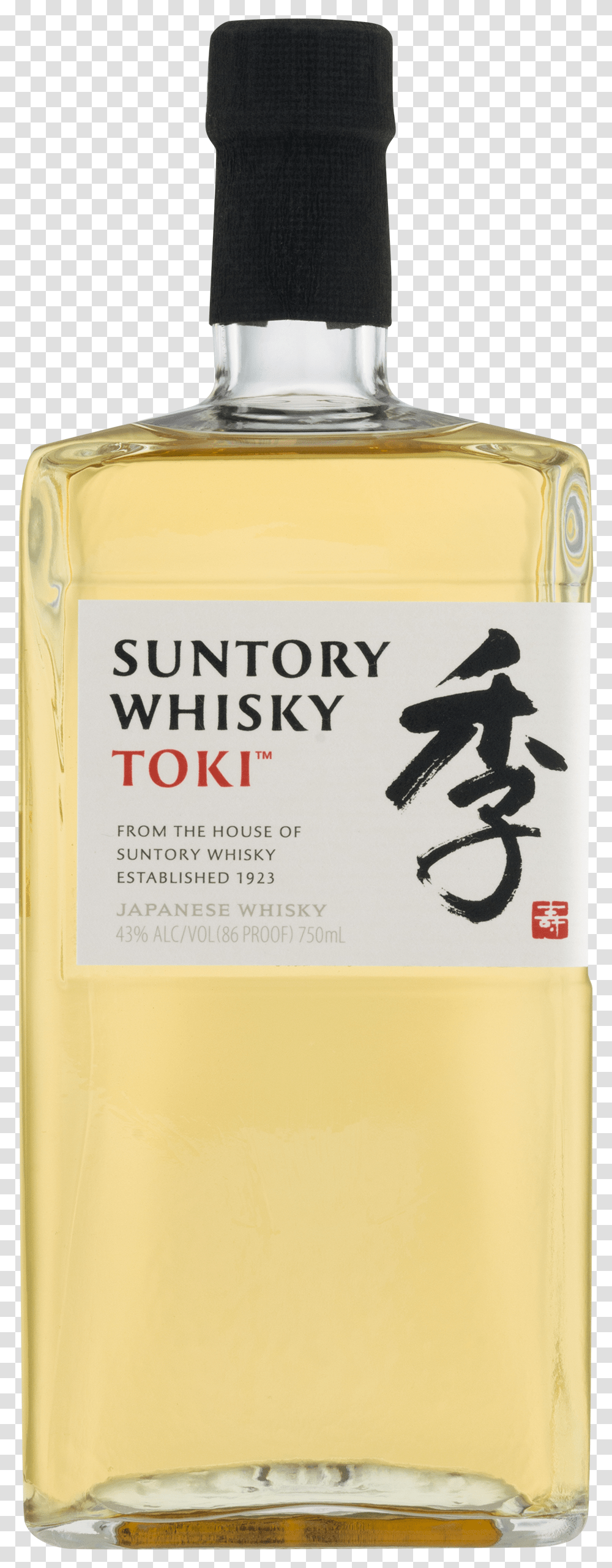 Suntory Toki Japanese Whiskey, Bottle, Cosmetics, Aftershave, Liquor Transparent Png
