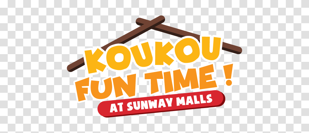 Sunway Malls Koukou Fun Time, Label, Word, Advertisement Transparent Png