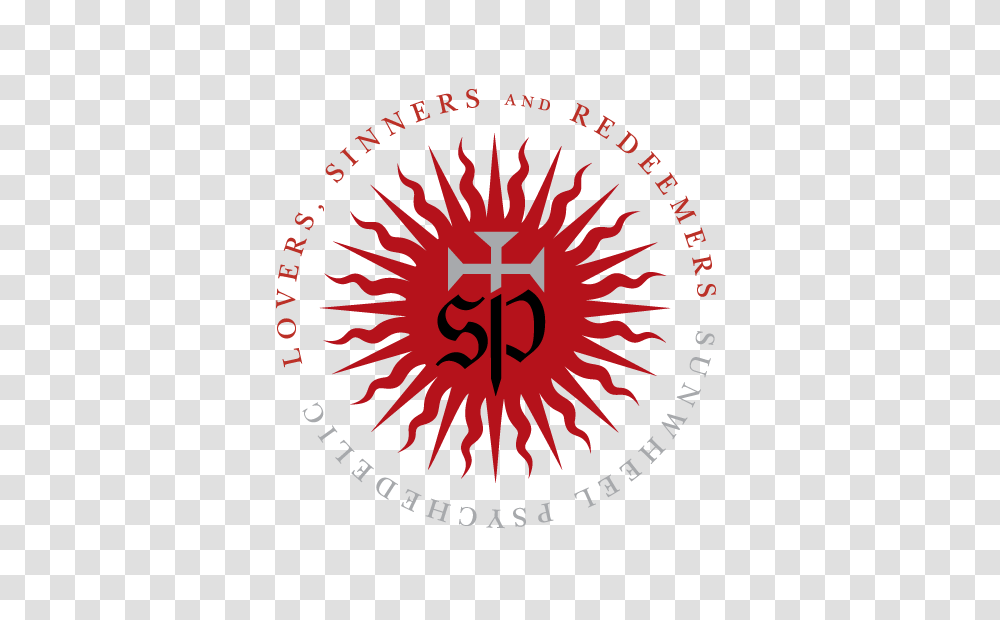 Sunwheel Psychedelic Lowercase, Logo, Trademark, Rug Transparent Png
