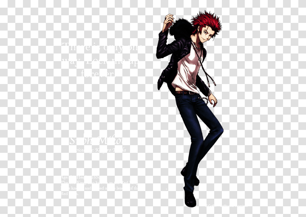 Suoh Mikoto K Project Evil King, Person, Poster, Advertisement, Flyer Transparent Png