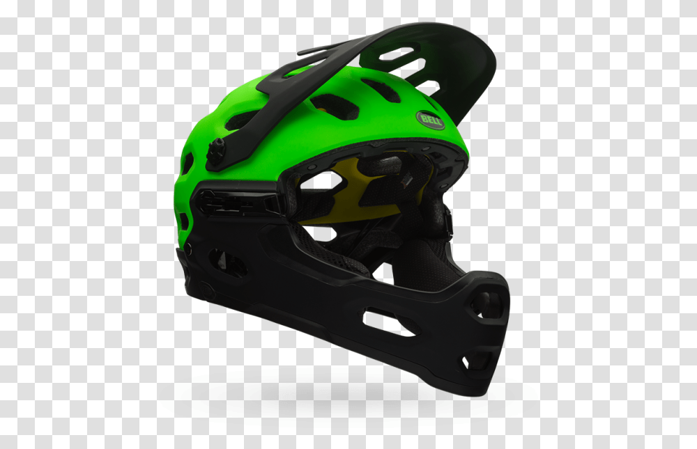 Super 2 Bell Green, Apparel, Helmet, Crash Helmet Transparent Png