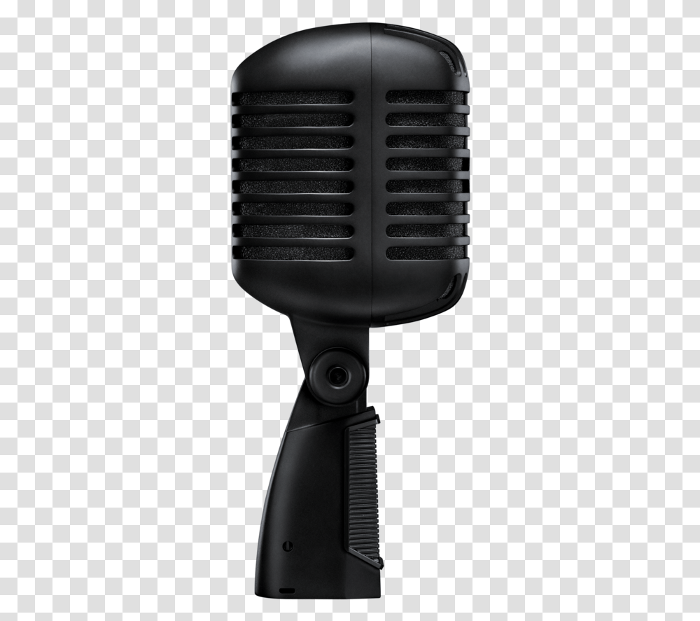 Super 55 Blk Vocal Microphone Pitch Black Edition Portable, Electrical Device, Gun, Weapon, Weaponry Transparent Png